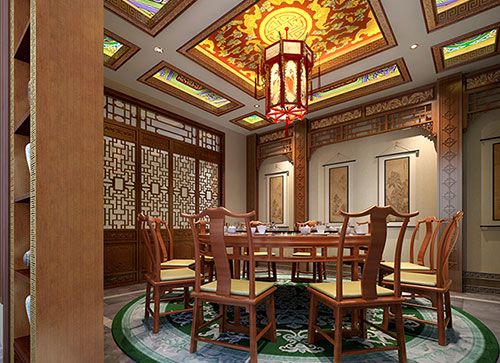 新疆中式古典风格家居装修设计效果图