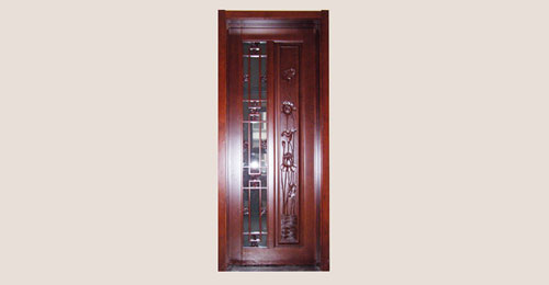 新疆卧室门选红木门中式风格还是白色好