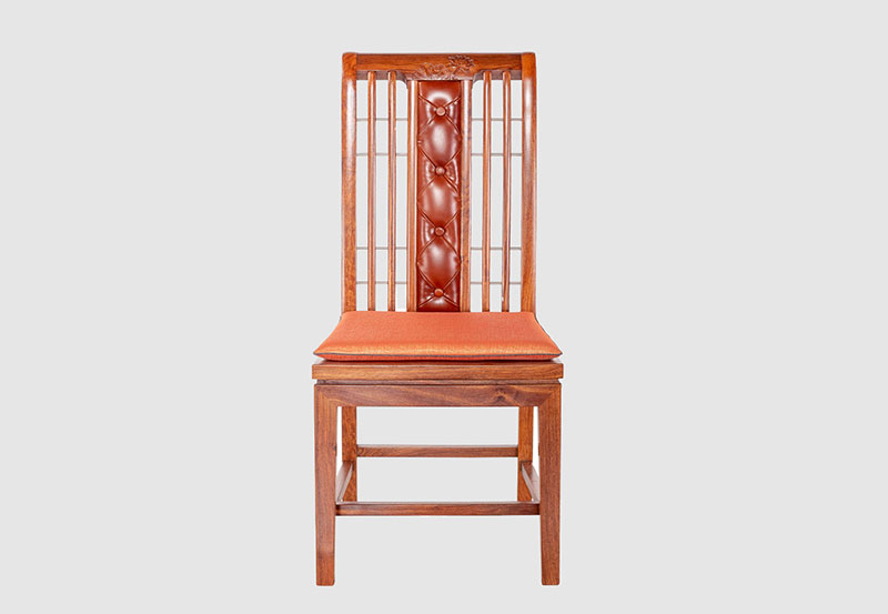 新疆芙蓉榭中式实木餐椅效果图