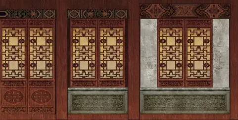 新疆隔扇槛窗的基本构造和饰件